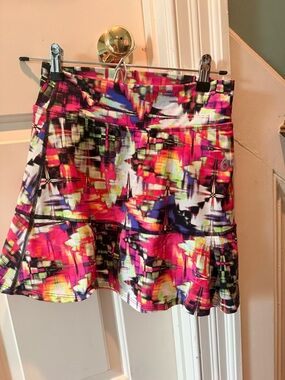 Women’s Multicolor Athletic Skort with Vibrant Print